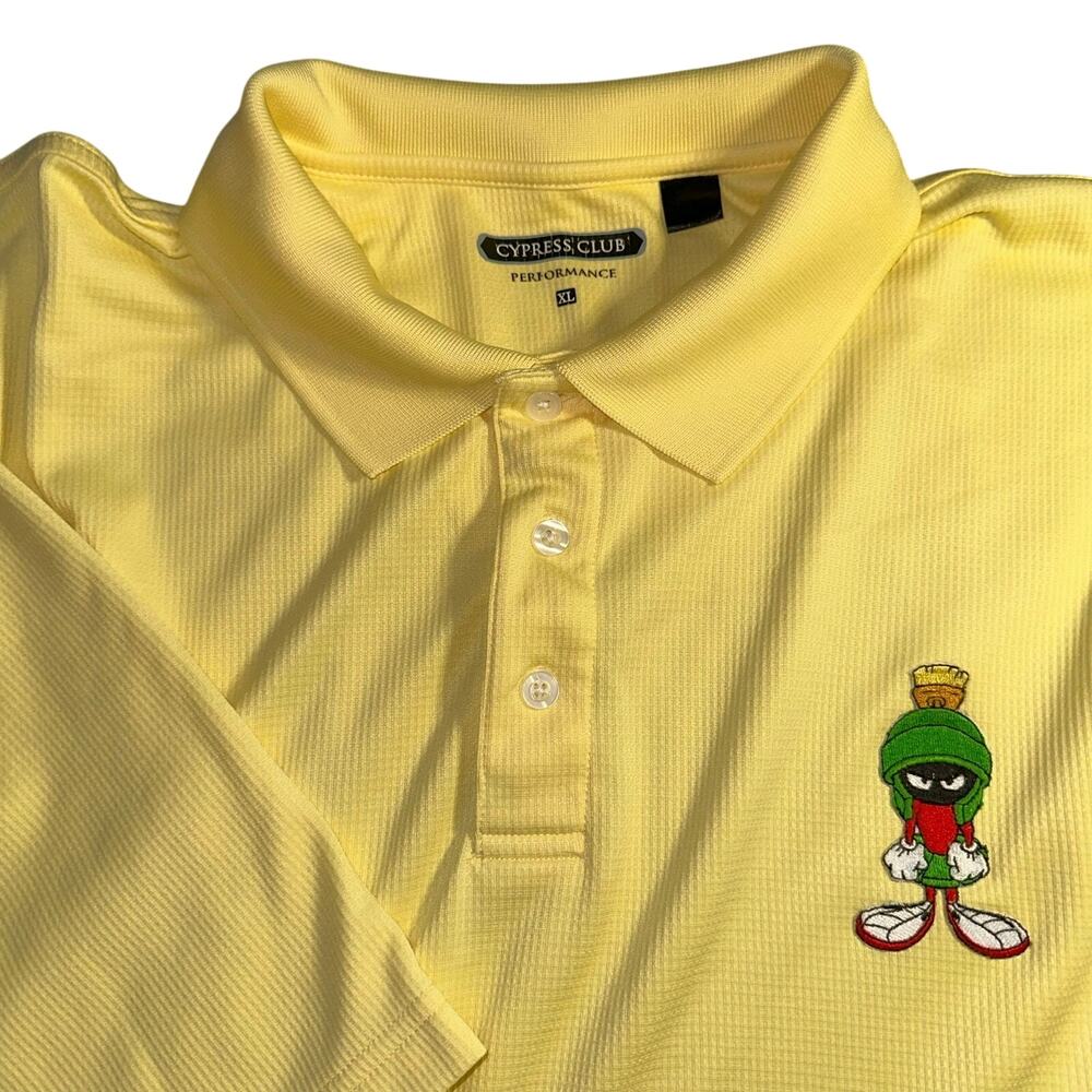 Marvin the Martian Cypress Club Polo XL Yellow Performance